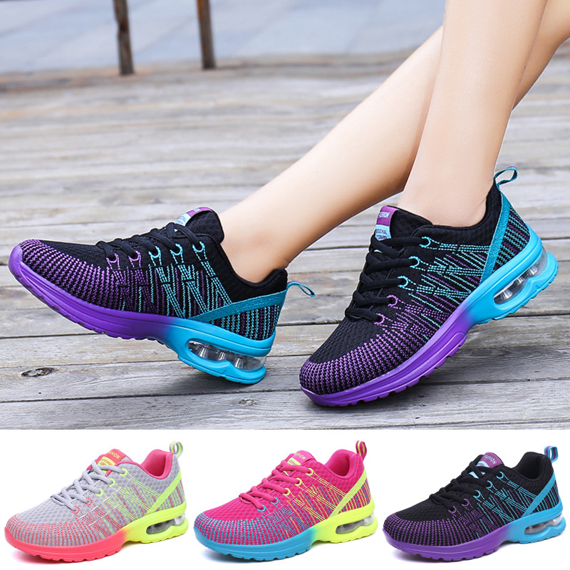 New Sports Shoes Casual Mesh Breathable Fitness Women's Shoes ...