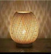 Bamboo Strip Weaving Simple Net Celebrity Homestay Decorative Table Lamp