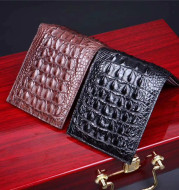 Leather Short Large Banknotes Multi-card Position Leather Clutch Small Wallet Bag