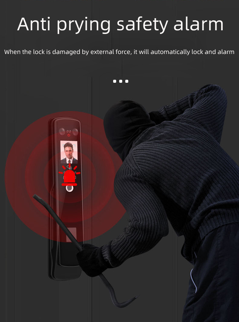  Anti-theft Intelligent Door Locks Password Palmprint Fingerprint Lock