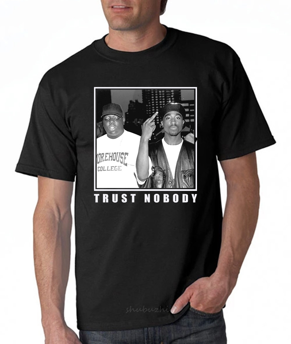 Trust Nobody Tupac 2Pac Shakur Notorious Big Men S Printed - CJdropshipping