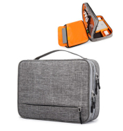 Travel Cable Bag Portable Digital USB Gadget Organizer Charger Wires Cosmetic Zipper Storage Pouch kit Case Accessories Supplies