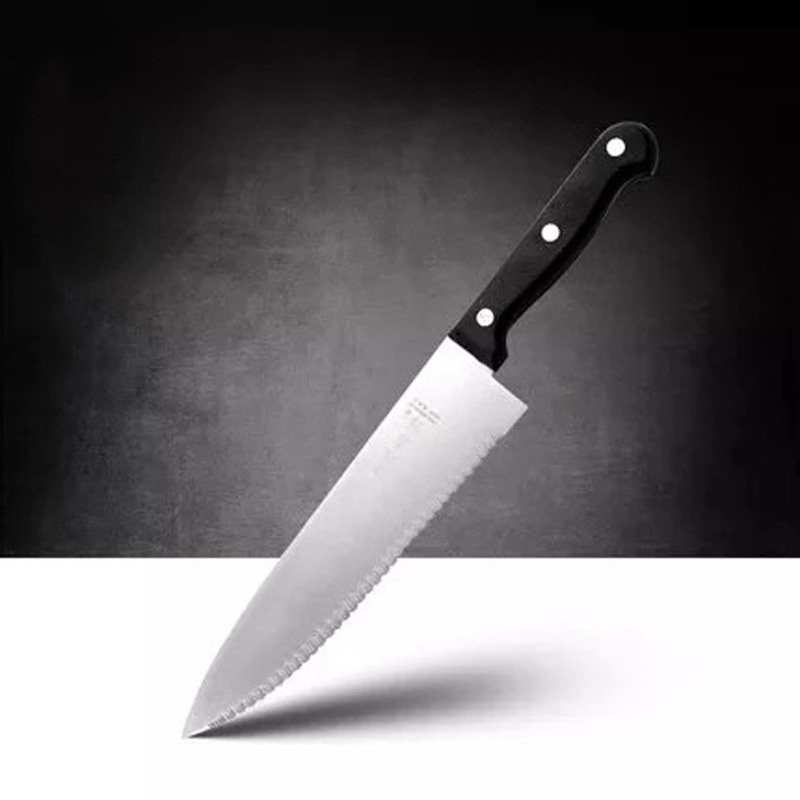 Eighteenmade Stainless Steel Frozen Meat Knife With Serrated