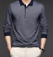 Casual Plaid Matching Middle-aged And Elderly New Bottoming Shirt