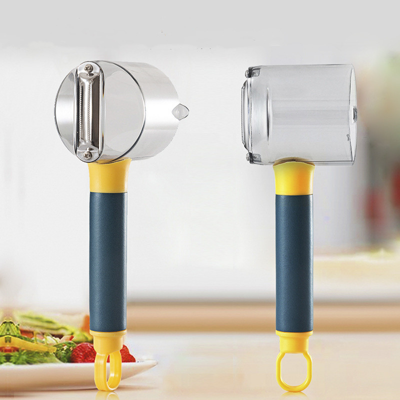Stainless Steel Storage Peeler With Container For Fruits And Vegetable Use  - Thebitbag