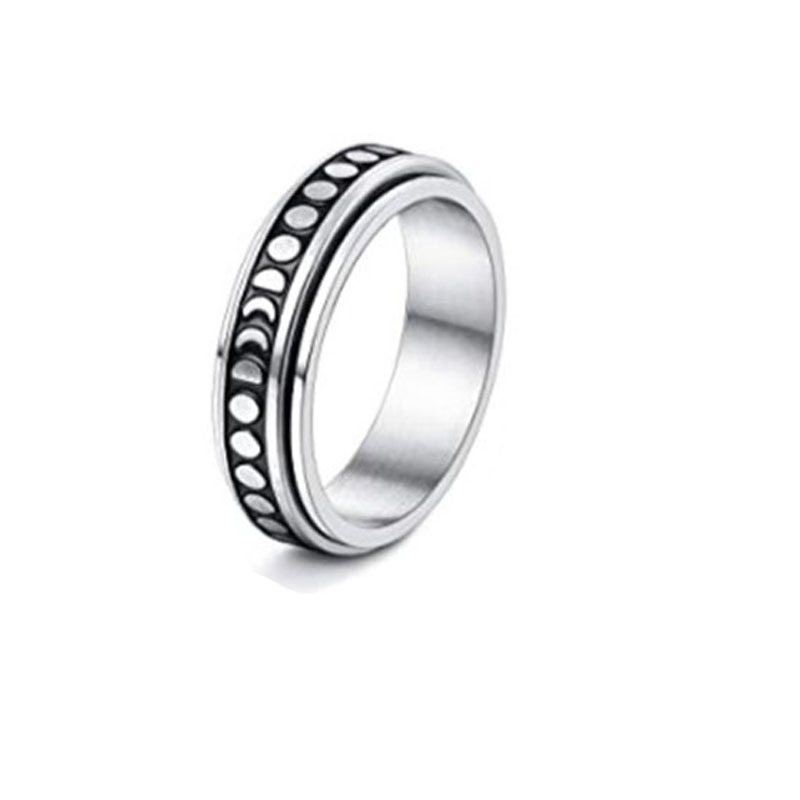 Stainless Steel Rotatable Ring To Relieve Anxiety 9