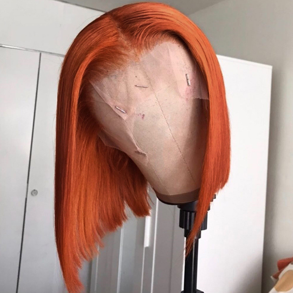 Orange Lace Front Wig
