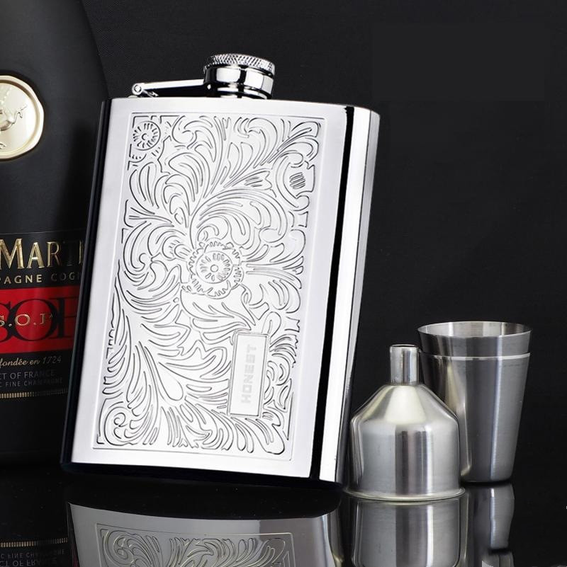 304 Stainless Steel Small Hip Flask Ounce Portable Outdoor Portable