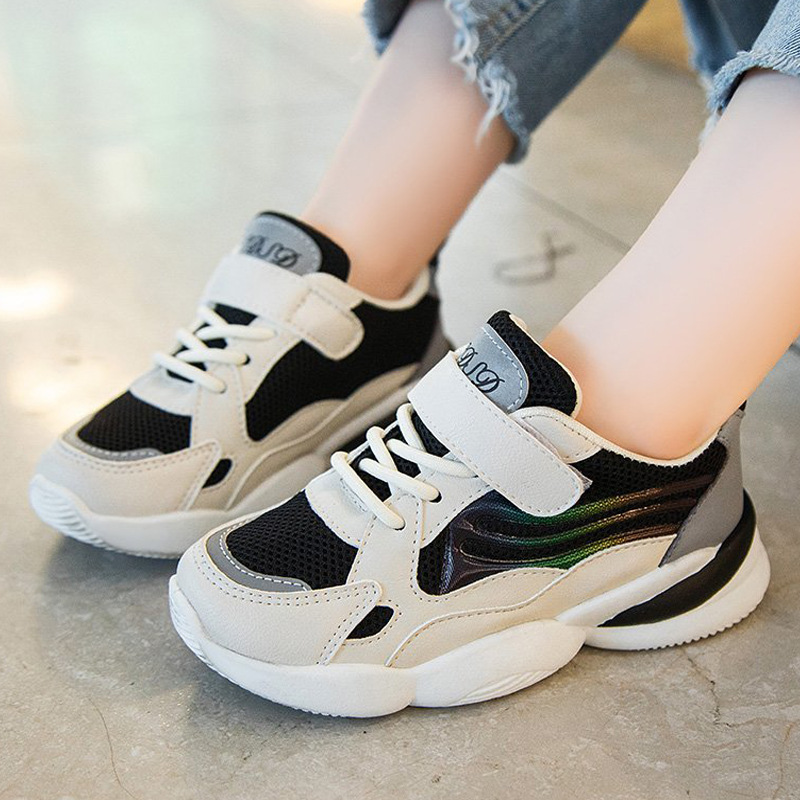 Color: Black, Shoe size: 28 - Spring Baby Boys Girls Fashion Children Breathable Soft Babys Shoes