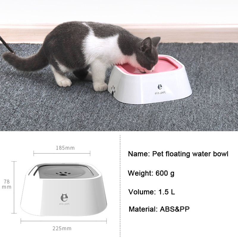 Dog Water Bowl Machine | Slow Water Feeder Dispenser Anti-Overflow