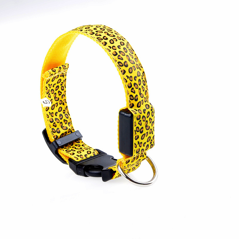 Yellow LED Dog Collar Safety | Petra Shops