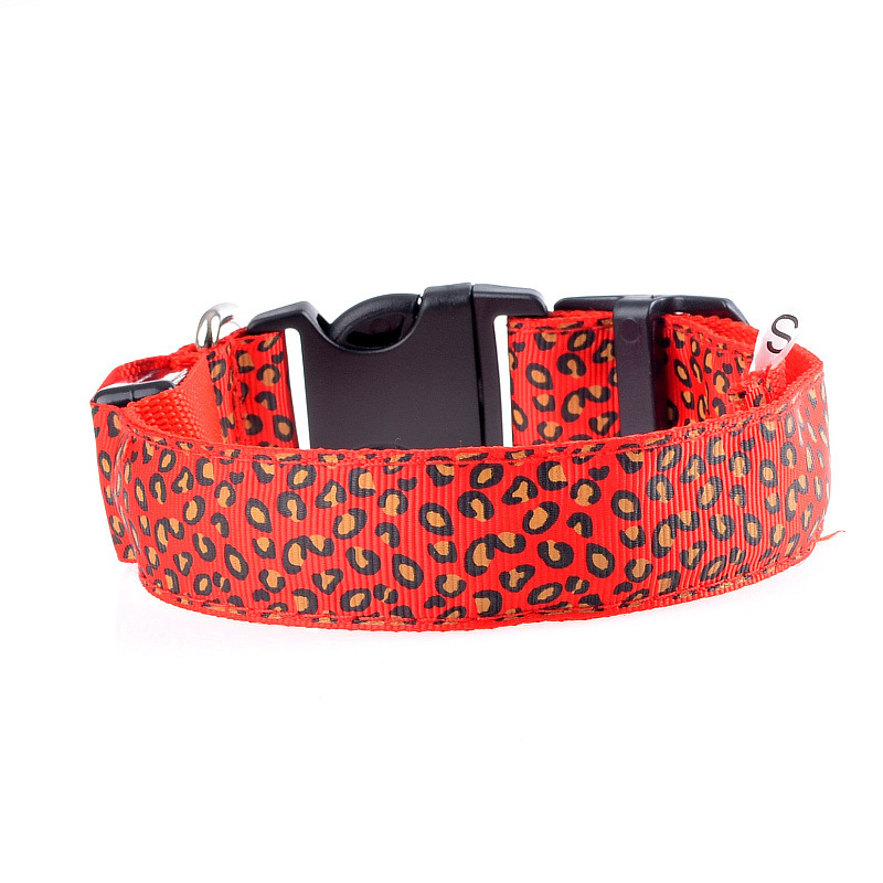 Red LED Dog Collar Safety | Petra Shops