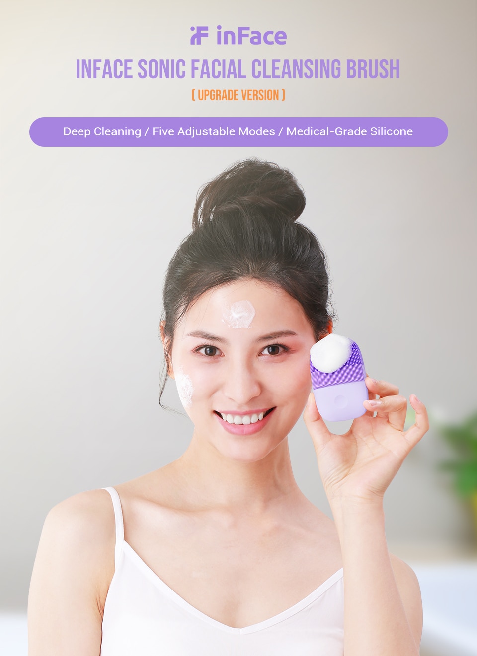 Electric facial cleanser