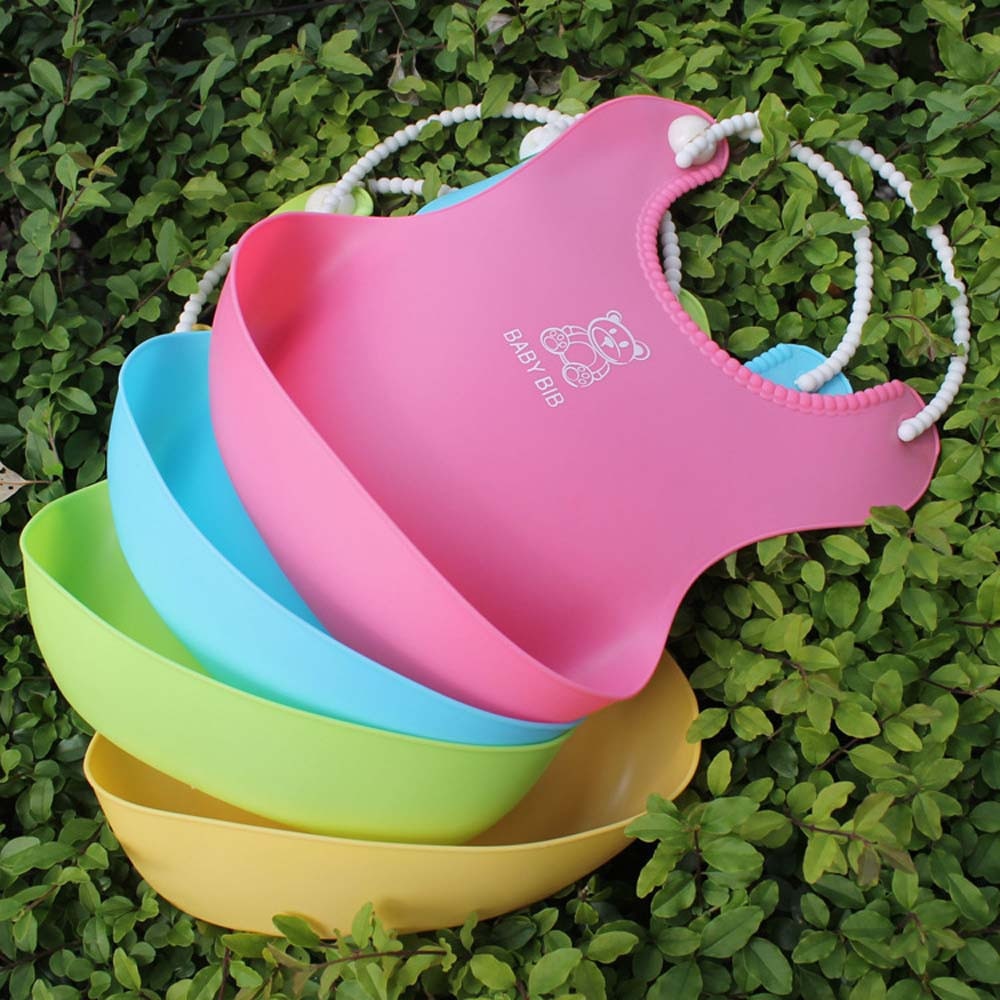"Colorful and Soft Infant Bibs for Mess-Free Mealtime"