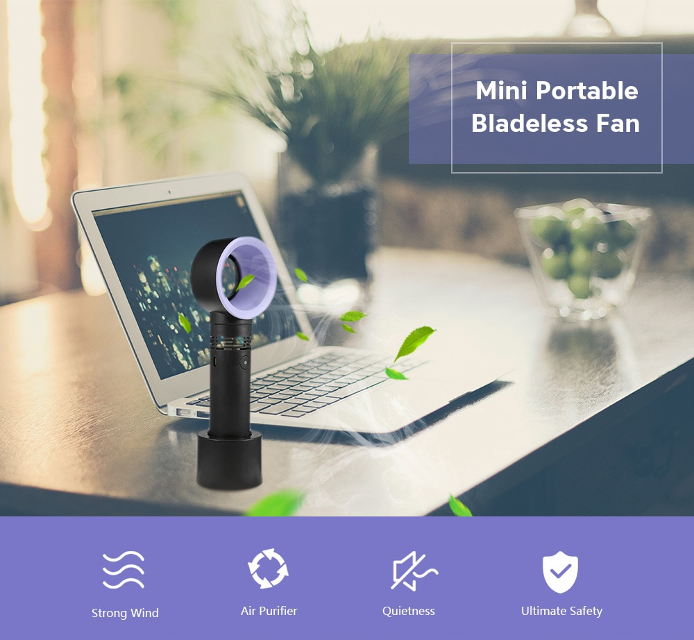 Portable Bladeless Fan- USB Charging