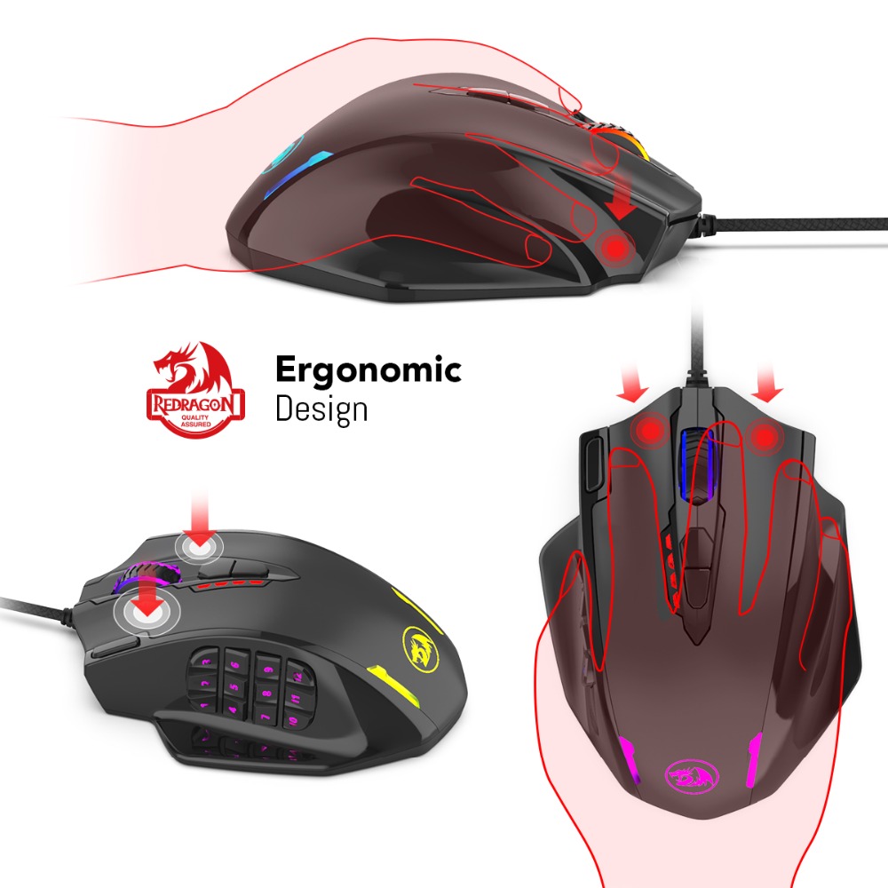 1636806652446 - Red Dragon M908 One-Hander Macro Defines Mouse