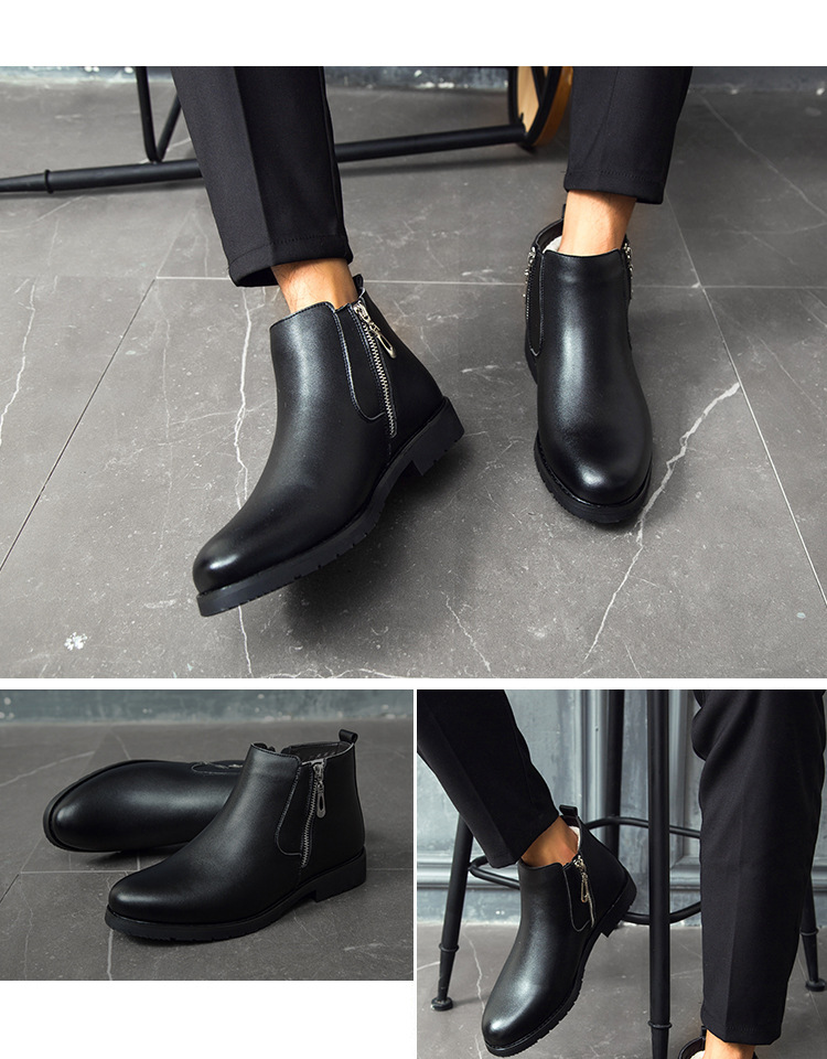Leather shoes for men