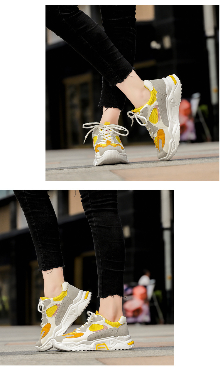Breathable mesh wild casual running shoes