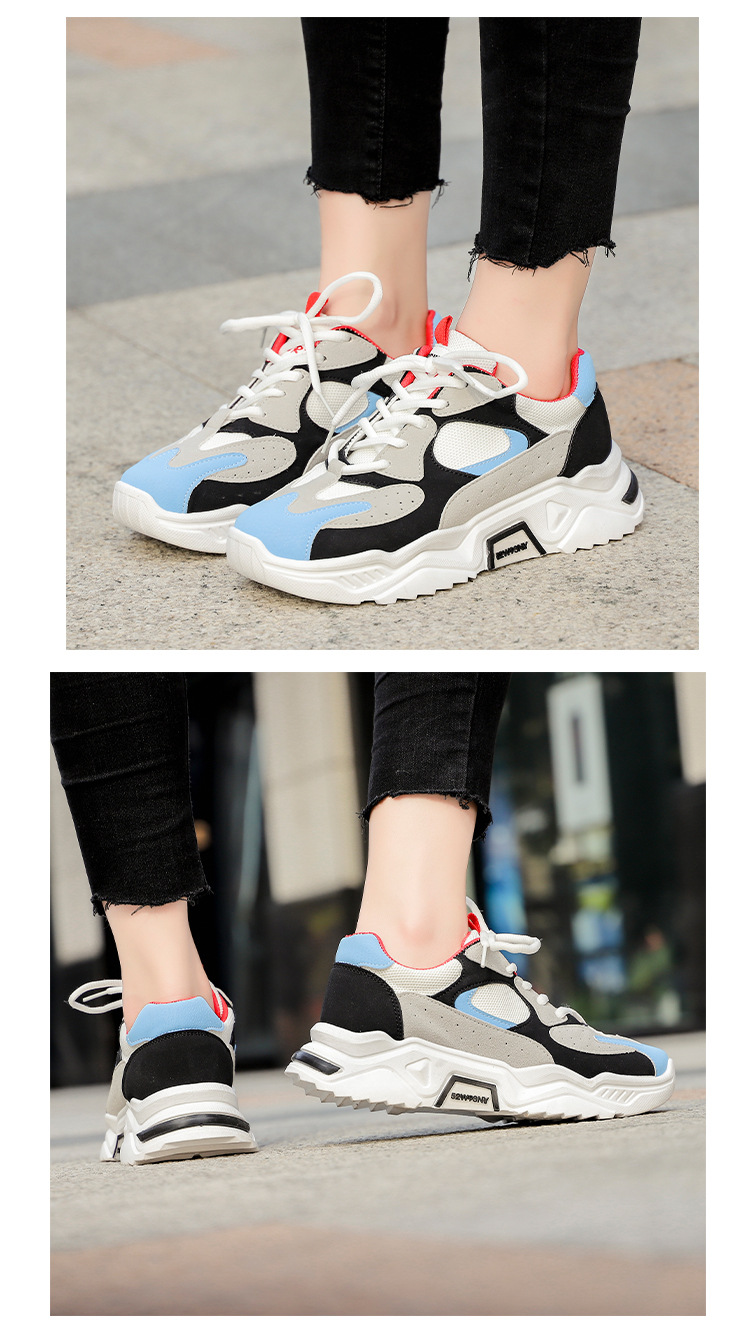 Breathable mesh wild casual running shoes