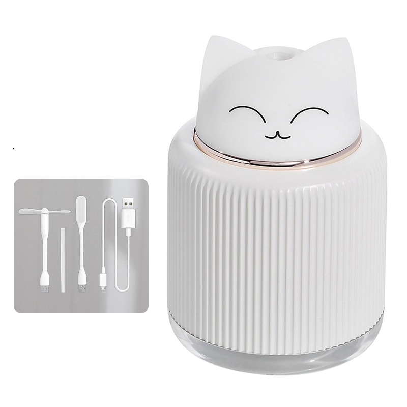 Ultrasonic Air Humidifier With Oil Diffuser and LED Light Lamp