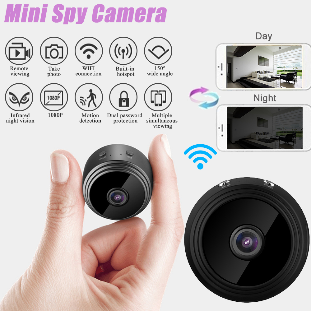 2PCS A9 1080P HD Mini Wireless WIFI IP Camera DVR Night Vision Home Security