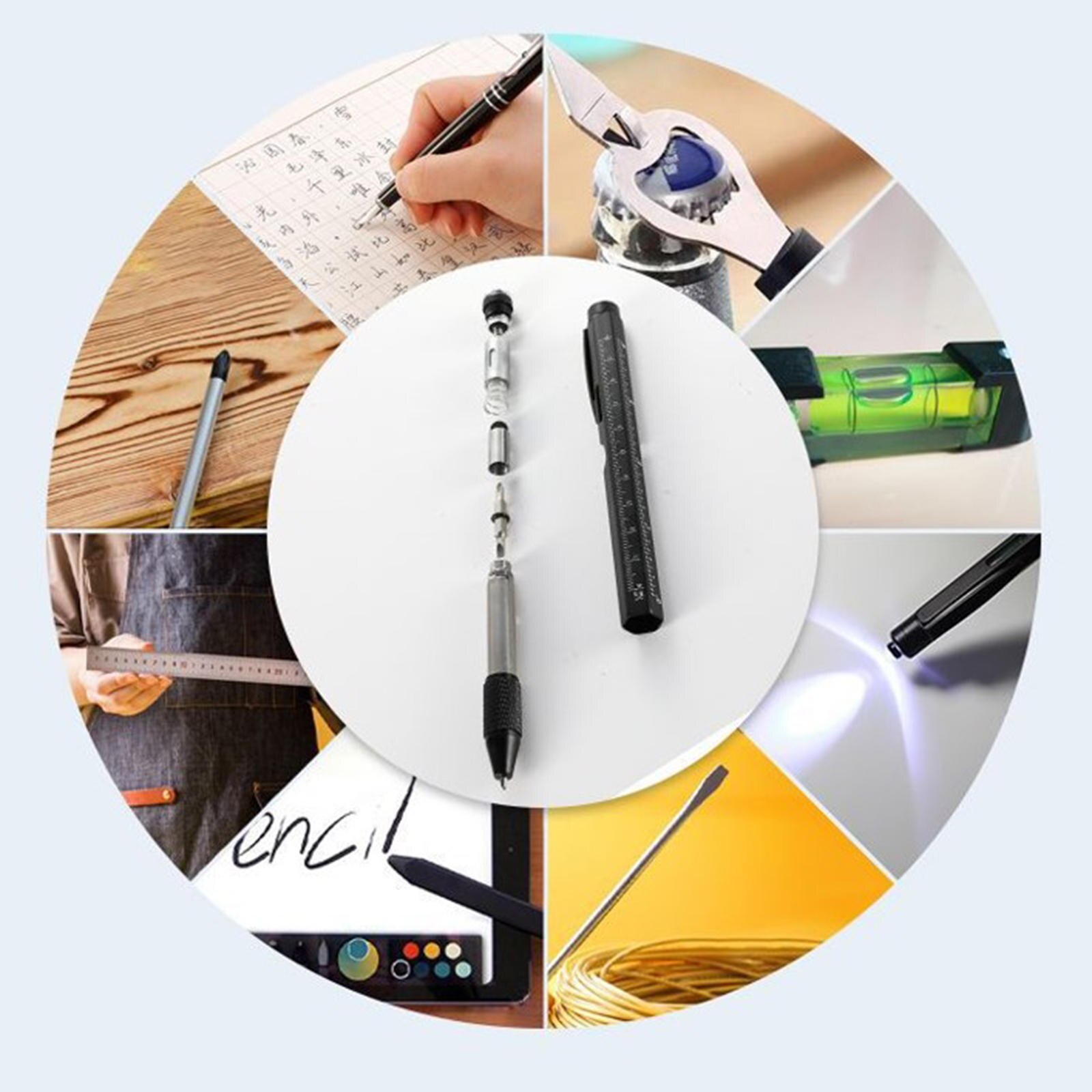 9 in 1 Multifunctional Pen Creative Christmas Gifts for Men Dad Father Boyfriend Husband