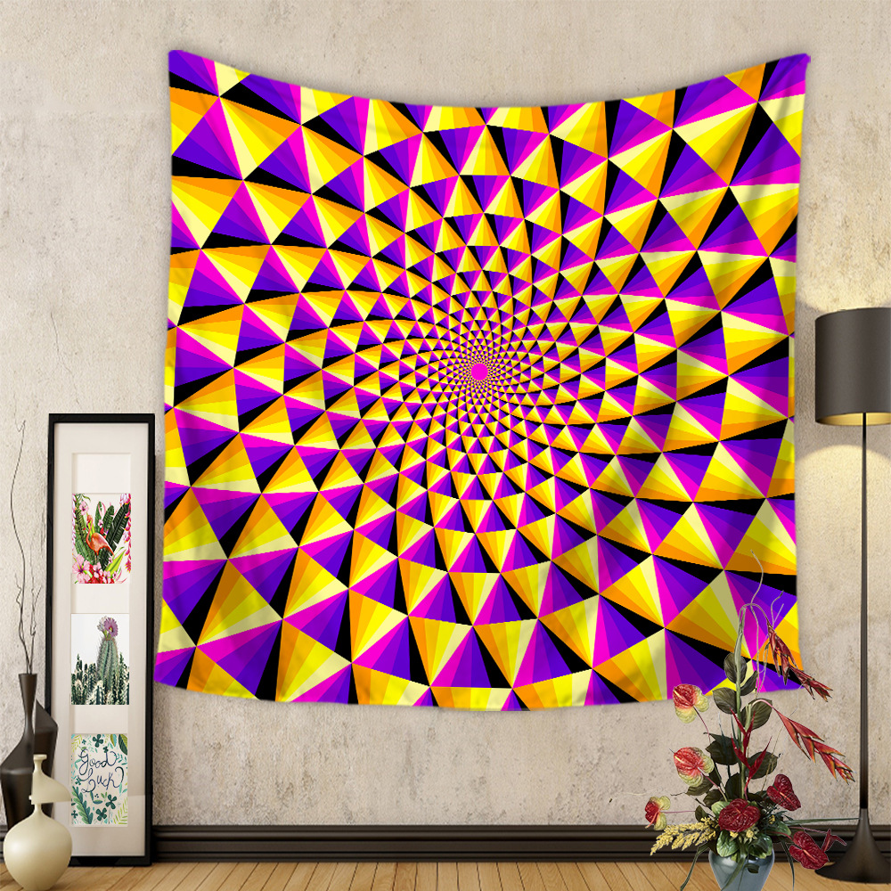 亚马逊wish速卖通爆款 波西米 几何抽象 热销家居装饰挂毯/坐毯