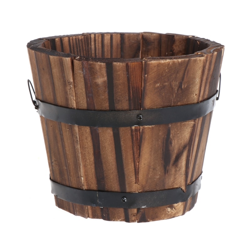 Vintage Whiskey Barrel Planter