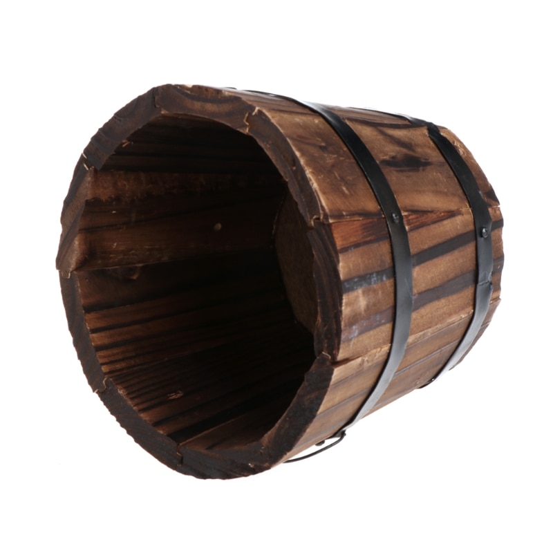 Vintage Whiskey Barrel Planter