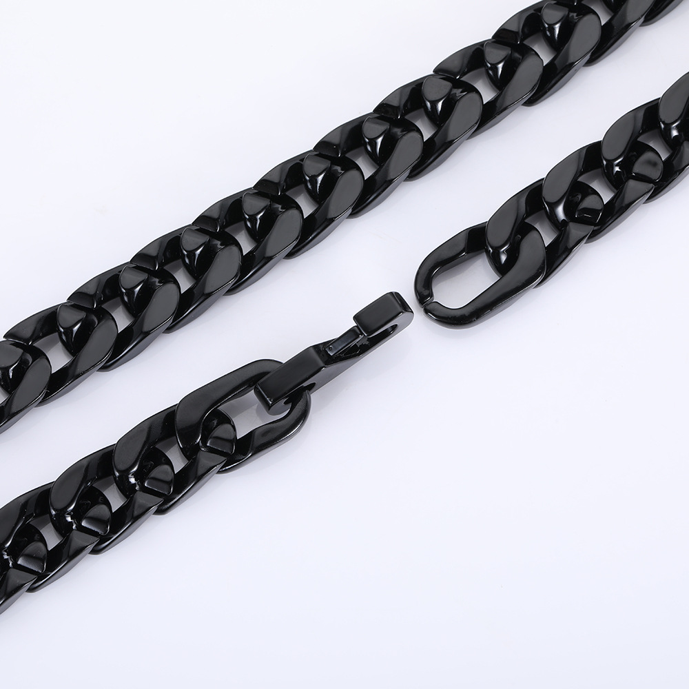 Titanium steel necklace