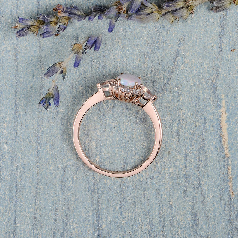 1642138310082 Inlaid Moonstone Opal Bronze Ring