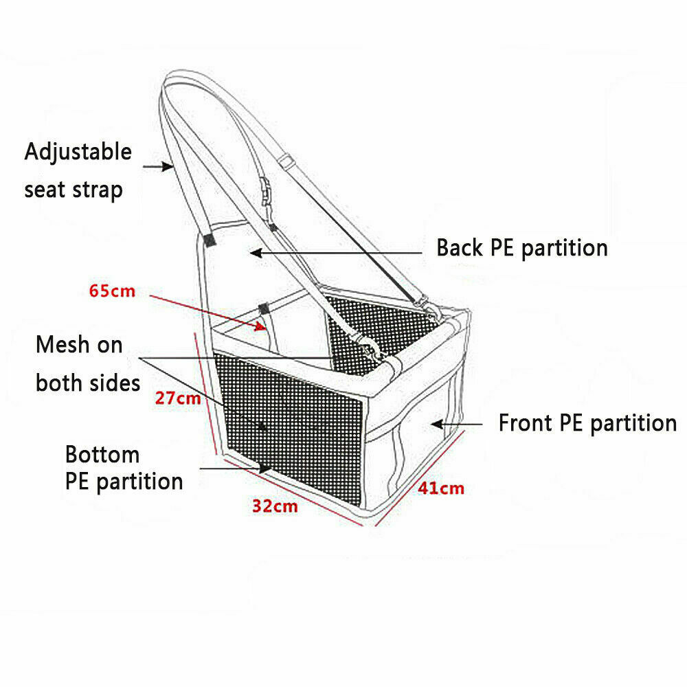 Pet Dog Carrier Car Seat Dimensions | Petra Shops