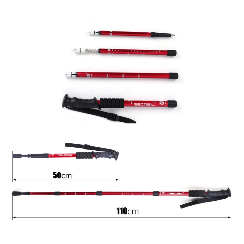 Newcastle Four-Section Straight Trekking Poles