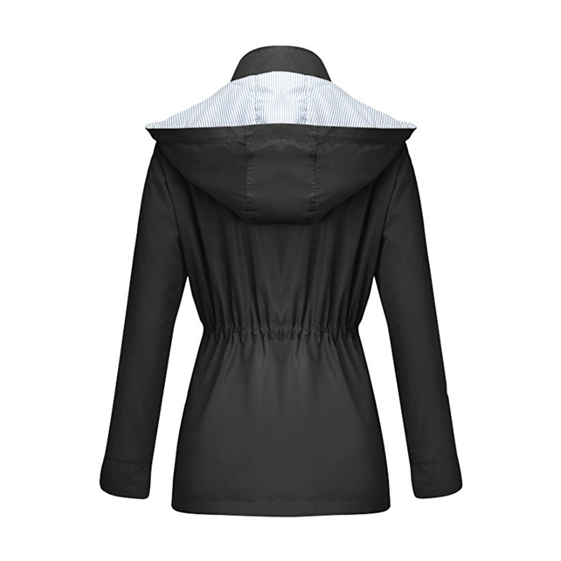 Women's Mid-length Women's Windbreaker Raincoat shopper-ever.myshopify.com
