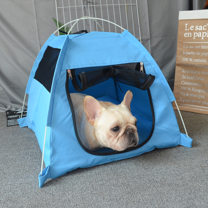 宠物狗狗可折叠防蚊狗窝泰迪狗笼帐篷法斗室内通用房屋家宠物用品