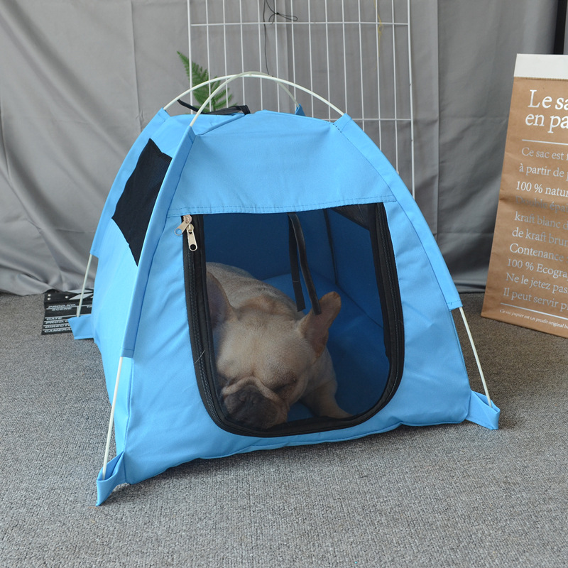 宠物狗狗可折叠防蚊狗窝泰迪狗笼帐篷法斗室内通用房屋家宠物用品