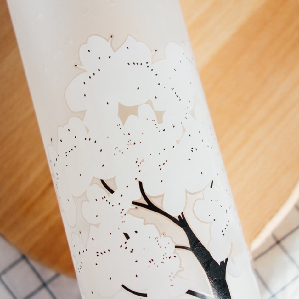 Sakura glass bottle tree detail