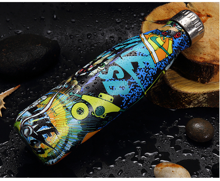 Printed Art design Water Bottle