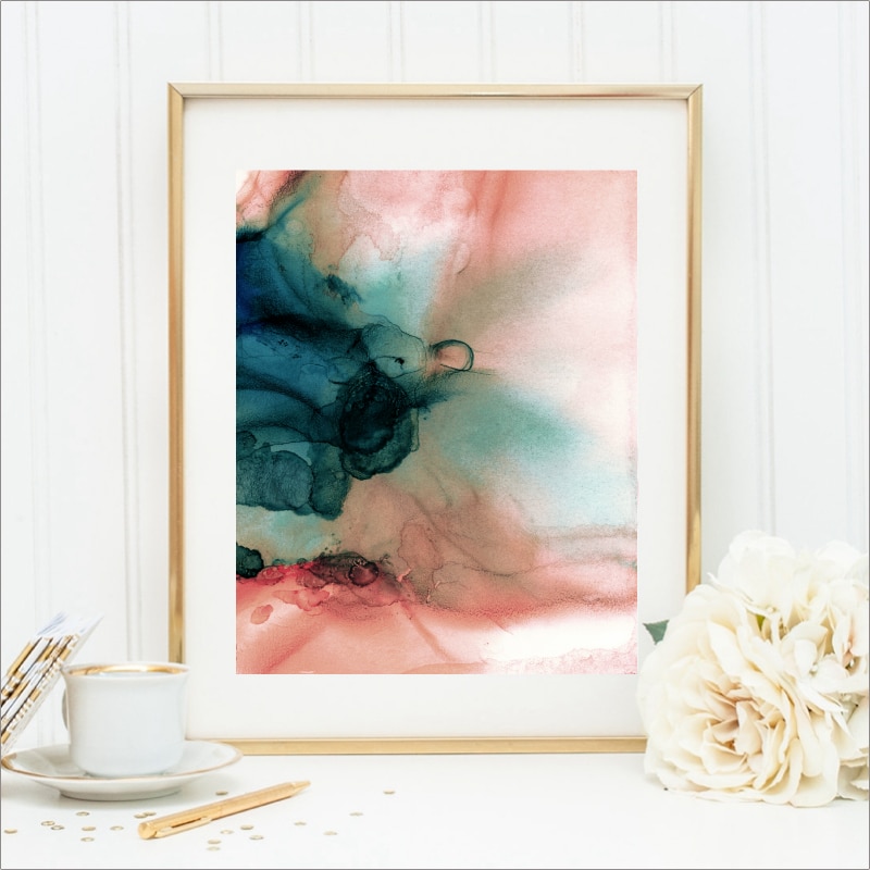 Ink Painting, Printable Poster