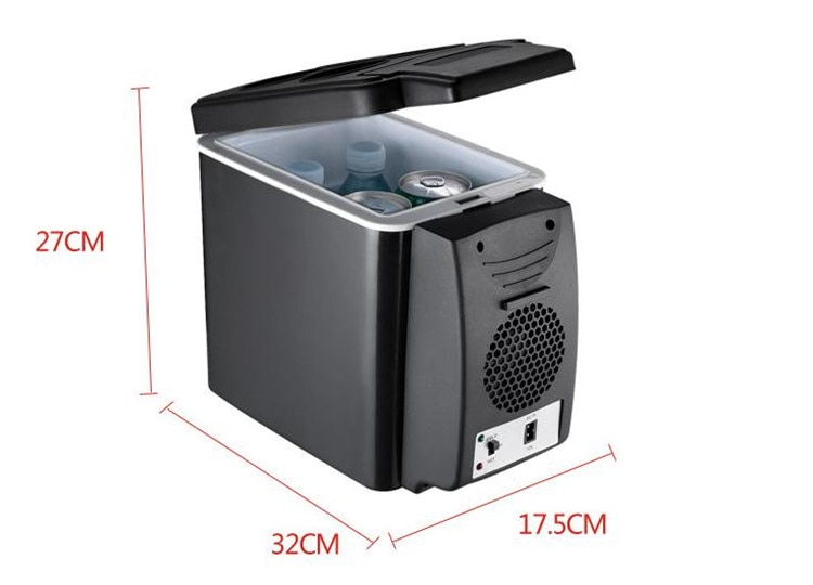 6L Mini Car Fridge Cooler Warmer 2 in 1 Multi-function 12V Travel Refrigerator Portable Electric Icebox Cooler Box Freezer (10)