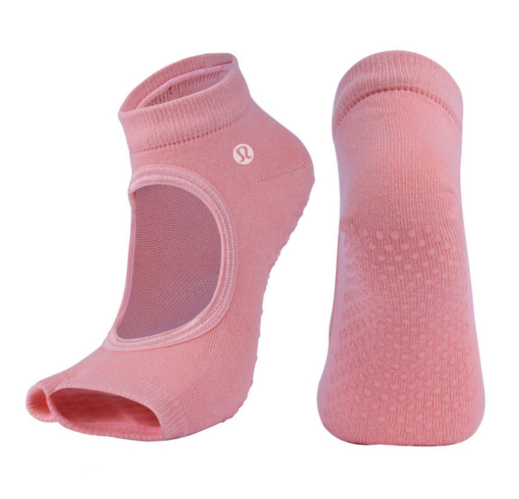 Yoga-Socks分趾瑜伽袜精梳棉防滑露背露指舞蹈袜子半趾