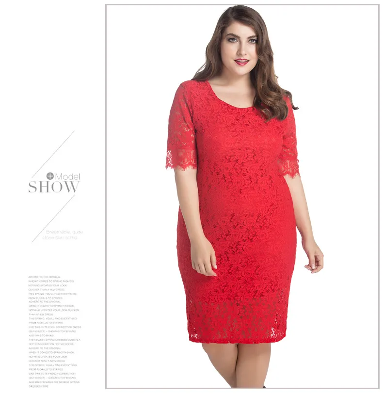 Fat Women Bodycon Dress Plus Size 10XL Fat Women Party Dress Lady Lace Office Dresses