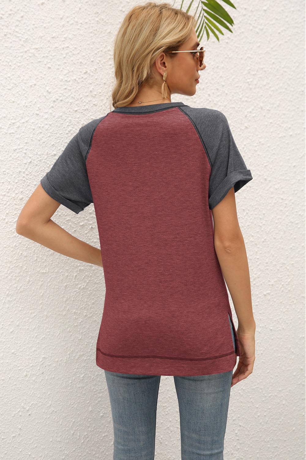 Color Matching Loose Top