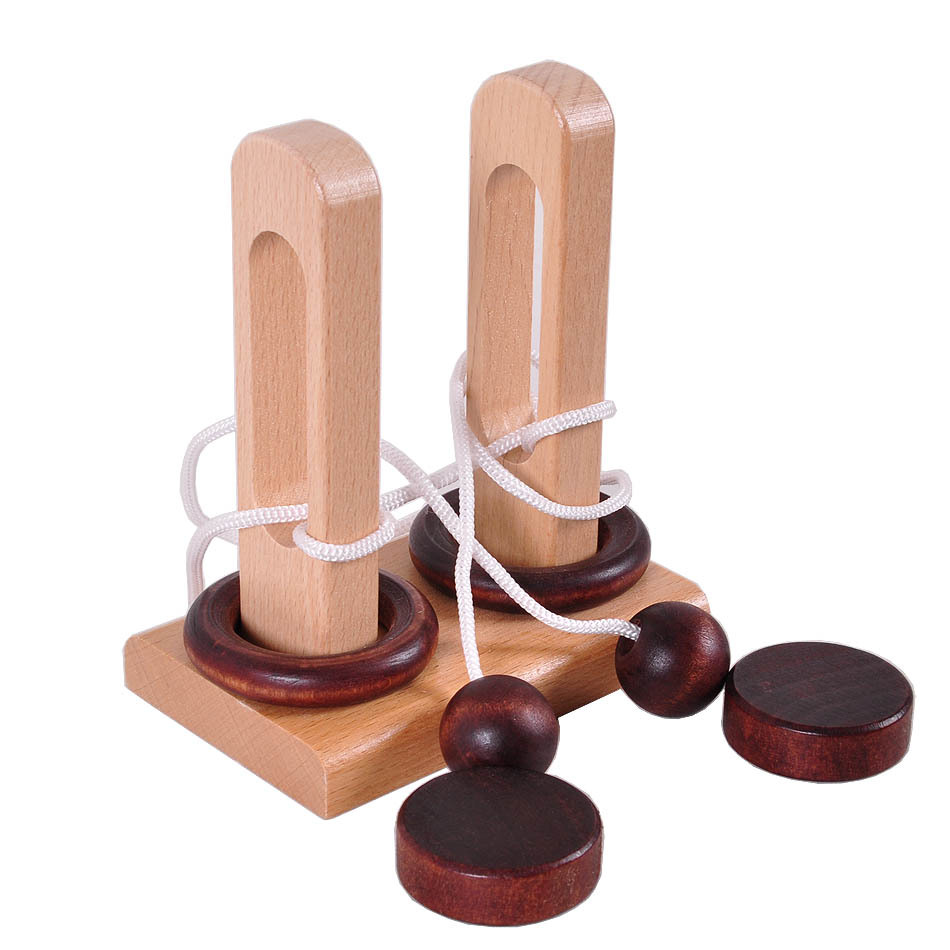 Classical wooden educational toys: Wooden blocks, puzzles, and shape sorters for children's learning and development