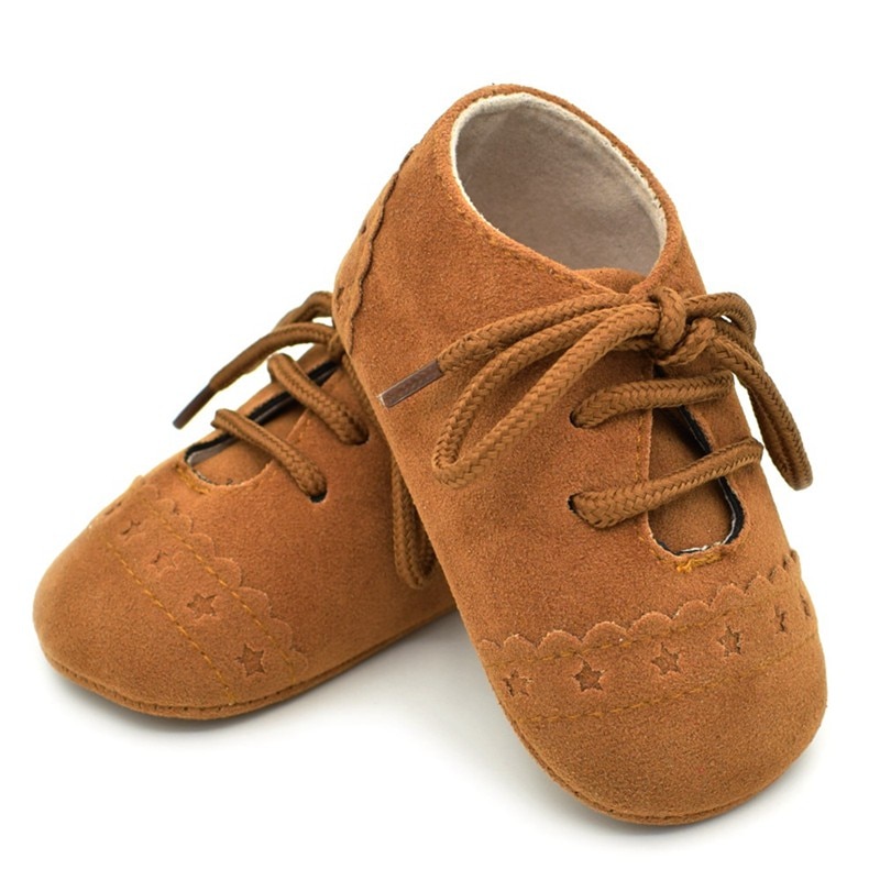 COOTELILI 婴儿鞋 婴儿莫卡辛鞋 新生儿鞋 柔软婴儿婴儿鞋 运动鞋 First Walker 绒面革 女童鞋 (6)