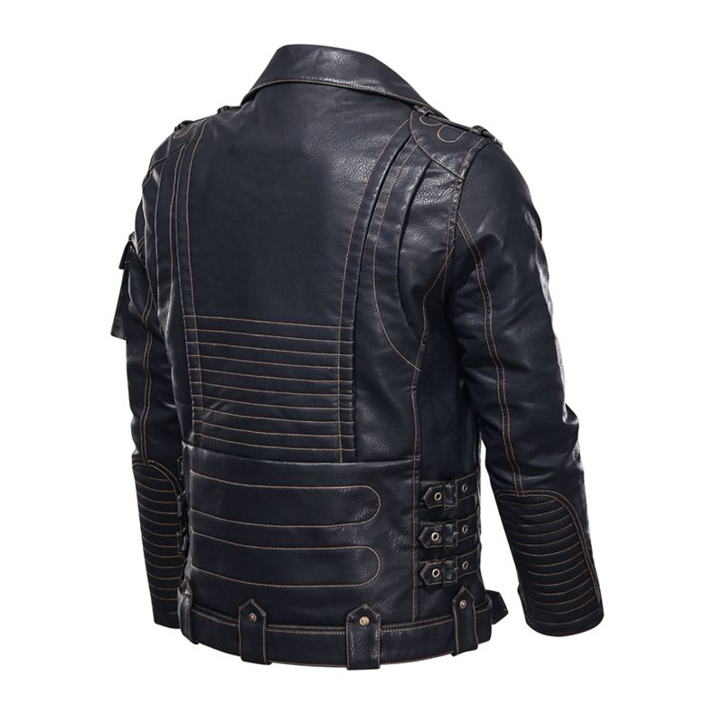 mens pu leather jacket03