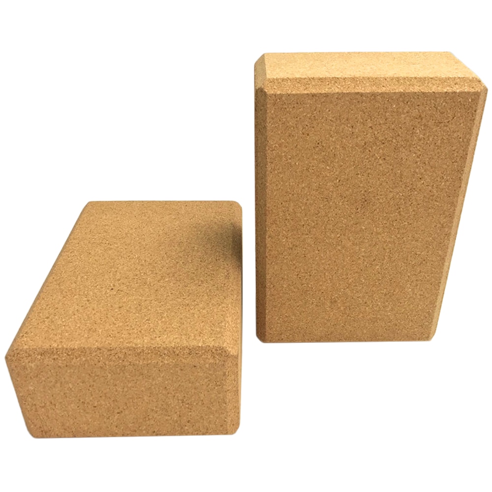 YVS® - 2 x Cork Yoga Block, Yoga Brick, with Eco-Friendly Natural  Sustainable Cork, Taco Yoga, Pilates, Fitness, Yoga Block Cork :  : Sports & Outdoors