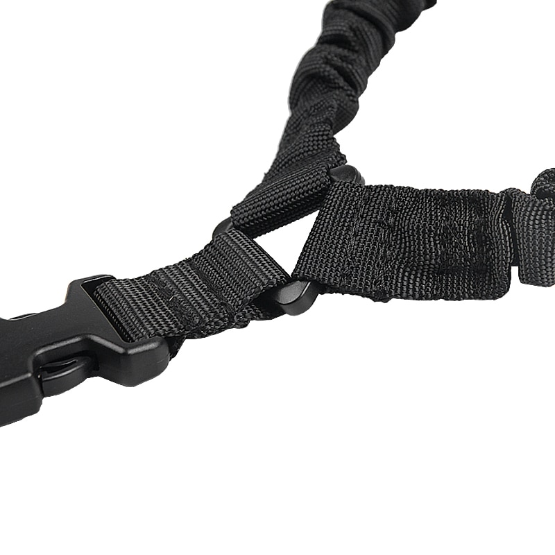 1000D-Heavy-Duty-Tactical-One-1-Single-Point-Sling-Adjustable-Bungee-Rifle-Gun-Sling-Strap-for-Airsoft-Hunting-Military RL30-1  (9)
