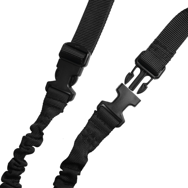 1000D-Heavy-Duty-Tactical-One-1-Single-Point-Sling-Adjustable-Bungee-Rifle-Gun-Sling-Strap-for-Airsoft-Hunting-Military RL30-1  (12)