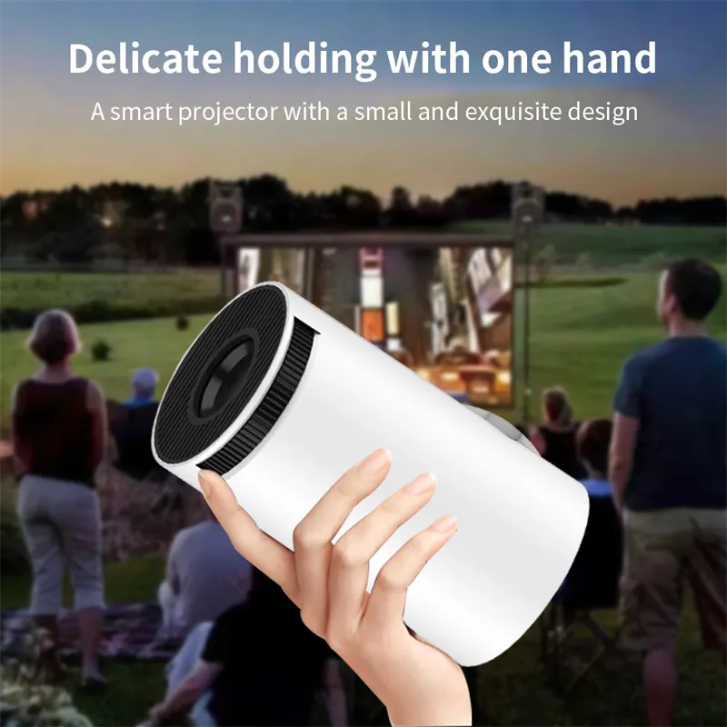 Mini Projector, Magcubic HY300 Auto Keystone Correction Portable Projector,  4K/ 200 ANSI Smart Projector with 2.4/5G WiFi